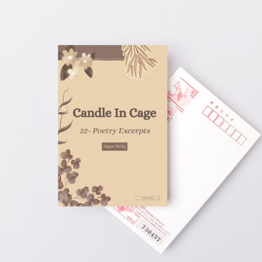Candle In Cage Poem Excerpts